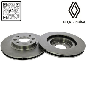 RN 65054R 402065054R Par De Discos De Freio Dianteiro SAN IILOG II 1